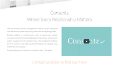 Desktop Screenshot of consentz.com